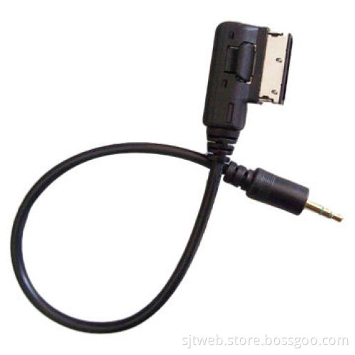 3.5mm Stereo Music Cable for Audi with Black Color